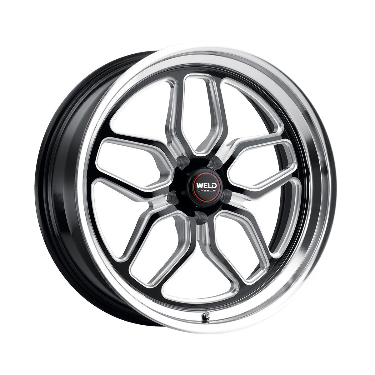 Weld S107 22X8.5 Laguna 5X127 ET06 BS5.00 Gloss Black MIL Dia 78.1
